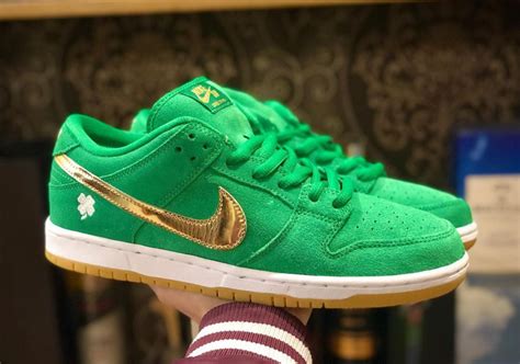 st patrick's day dunk low top